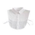 thumbnail image 4 of Cuello falso para mujeres suave y cómoda elegante elegante media camisa para suéter de traje Collar redondo, 4 of 10