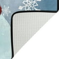 thumbnail image 5 of SKYSONIC Cute Snowman Berries Non-Slip Area Rug, Winter Snowflake Floor Carpet Comfort Floor Mats Decor for Indoor Front Porch,Living Room, Bedroom,Kitchen,72"x48", 5 of 7