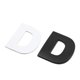 thumbnail image 1 of Emblema Pegatina 3D Distintivo Adhesivo Metal Negro Letra D Logo para Auto Coche, 1 of 1