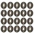 thumbnail image 4 of 20pcs Oval Decorative Keyhole Cover Keyhole Escutcheon Plate for Dresser Drawer, 4 of 7