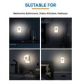 thumbnail image 5 of 12-Pack, Light Sersor, Night Light Smart LED Night Light, Plug-In Dusk to Dawn Sensor Energy Saving, Bedroom, Bathroom, Kitchen, Corridor LED Night Light, 5 of 6