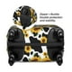 thumbnail image 2 of Balery Cute Cow Print Sunflower D Funda de equipaje, fundas para maletas, elástica, lavable, protector de maletas, compatible con maletas de 18 a 32 pulgadas-X-Large, 2 of 7