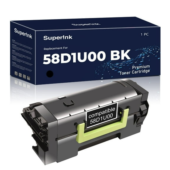 Compatible Lexmark 58D1U00 Toner Cartridge Black