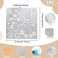 thumbnail image 3 of 15.6cm Metal Stencils for Wood Burning Reusable Templates Stainless Steel Reusable Template Gear Wheel Stencils for Engraving, 3 of 7