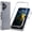 Clear, variant on TJS Phone Case for TCL NXTPAPER 70 Pro, Full Body Protective Heavy Duty Hybrid Bumper Cover (Black)