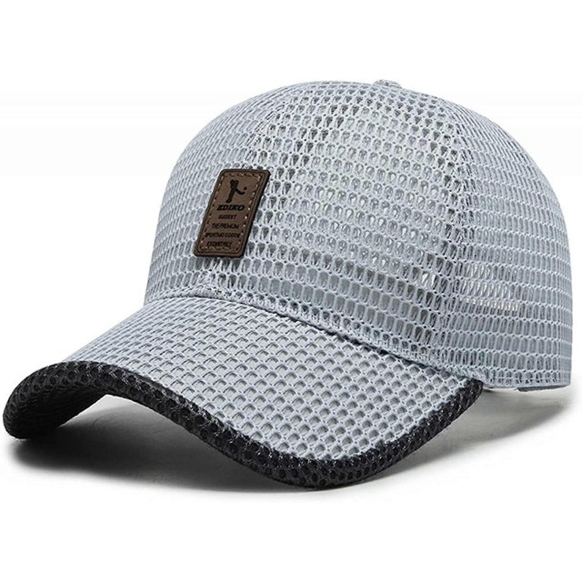 Gorra de béisbol de malla de verano AVEKI, gorra de béisbol de malla de camionero para hombres y mujeres, deportes al aire libre