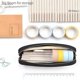 thumbnail image 2 of Pencil Pen Case, Big Capacity Pencil Pouch Canvas Makeup ITBag for Girls and Boys Durable Office Stationery Organizer - Black, 2 of 5