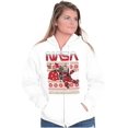 thumbnail image 3 of Ugly Christmas Pattern NASA Santa Zip Up Hoodie Men's Women's Brisco Brands S, 3 of 6