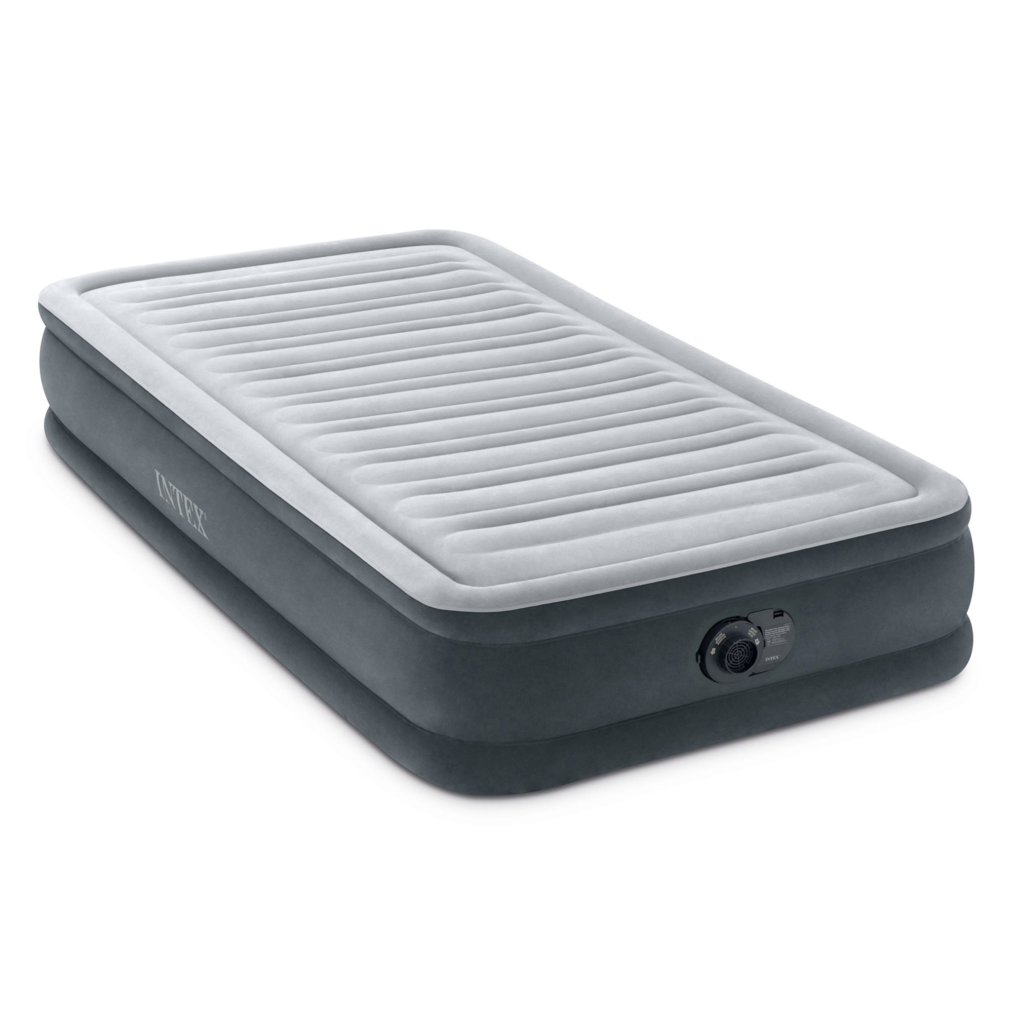 Intex Comfort Deluxe Dura-Beam Plush Airbed Mattress, Portable