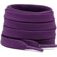 thumbnail image 1 of Solid Flat Shoelaces Hollow Thick Athletic Shoe Laces Strings 2 Pair, 1 of 7