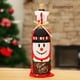 thumbnail image 4 of Billuyoard Cubierta antipolvo para botella de vino de Navidad, decoraciones de fiesta flexibles, arte de tela, mangas prácticas, hogar, familia, Kits de decoración para fiestas Alce Billuyoard HA068258-03, 4 of 6