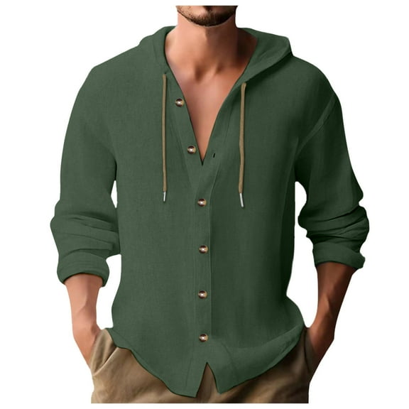 Mens Button Down Shirt Zipper Shirts Men Mens Shirts Big And Tall Tall Man for Men Shirt Dress Colla T with Pockets Men's Pack Flannel Long Sleeve Geometric Printed Dress Green S