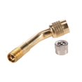 thumbnail image 2 of Sywqhk Adaptador de extensión de vástago Schrader de válvula de neumático de aire de latón de 135 grados (dorado) Sywqhk Alta Calidad, 2 of 7
