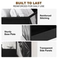 thumbnail image 6 of FOUKUS Over the Door Shoe Organizer: 20-30 Pair Over the Door Storage with 6.3 in Deep Pockets - Shoe Rack for Door in Closet Bedroom Dorm Entryway, 6 of 7