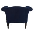 thumbnail image 3 of Danica Roll Arm Accent Chair Navy Blue, 3 of 11