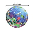 thumbnail image 3 of Yokan Water Play mat, Thickened Water Sensor Play Mat for Kids & Cats, Interactive Water Sensory Pad with Fish, Durable and Easy-to-Store Fun, Perfect for Water Play & Pet Entertainment, 39.3x39.3in, 3 of 9