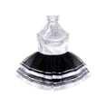 thumbnail image 3 of inhzoy Robe de Danse Ballet en Tulle à Sequins pour Filles, Performance Jazz Latine, Argent 8, 3 of 7