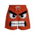 thumbnail image 3 of Pantalones Cortos de Cintura Elástica Divertidos Impresos Casuales de Baño con Bolsillos de Verano Seco Rápido, Pantalones Cortos Casuales de los Hombres, 3 of 5