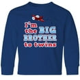 thumbnail image 3 of Inktastic I'm the Big Brother to Twins. Long Sleeve Youth T-Shirt, 3 of 5