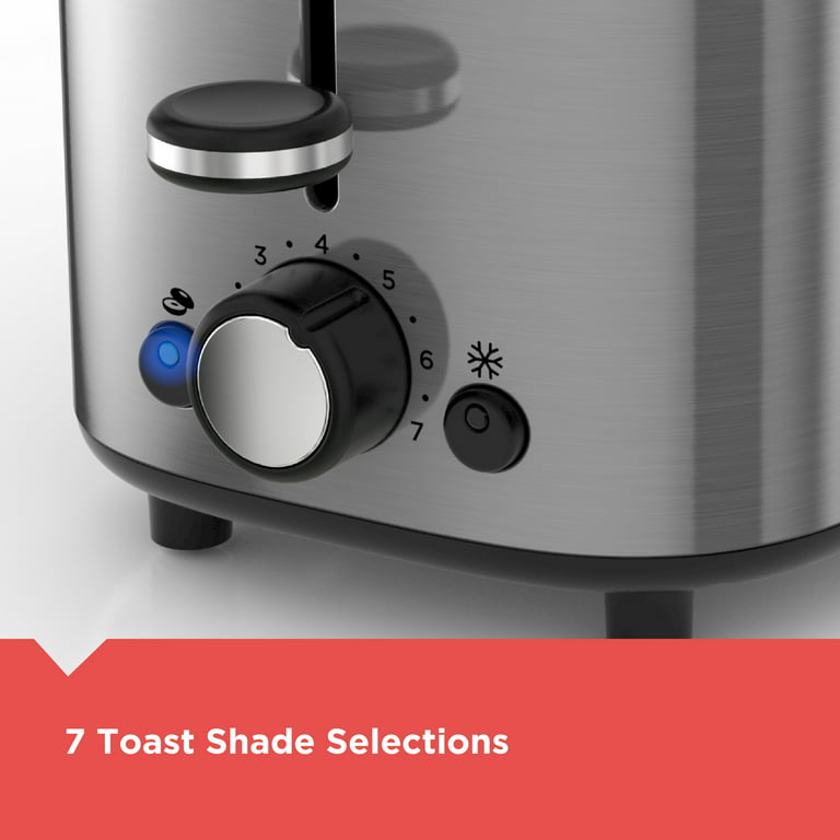 BLACK & DECKER 2-Slice Stainless Steel Toaster at