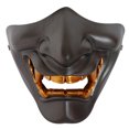thumbnail image 1 of Máscara de látex con media cara de Grimace Devil Prajna para Halloween para adultos, 1 of 1