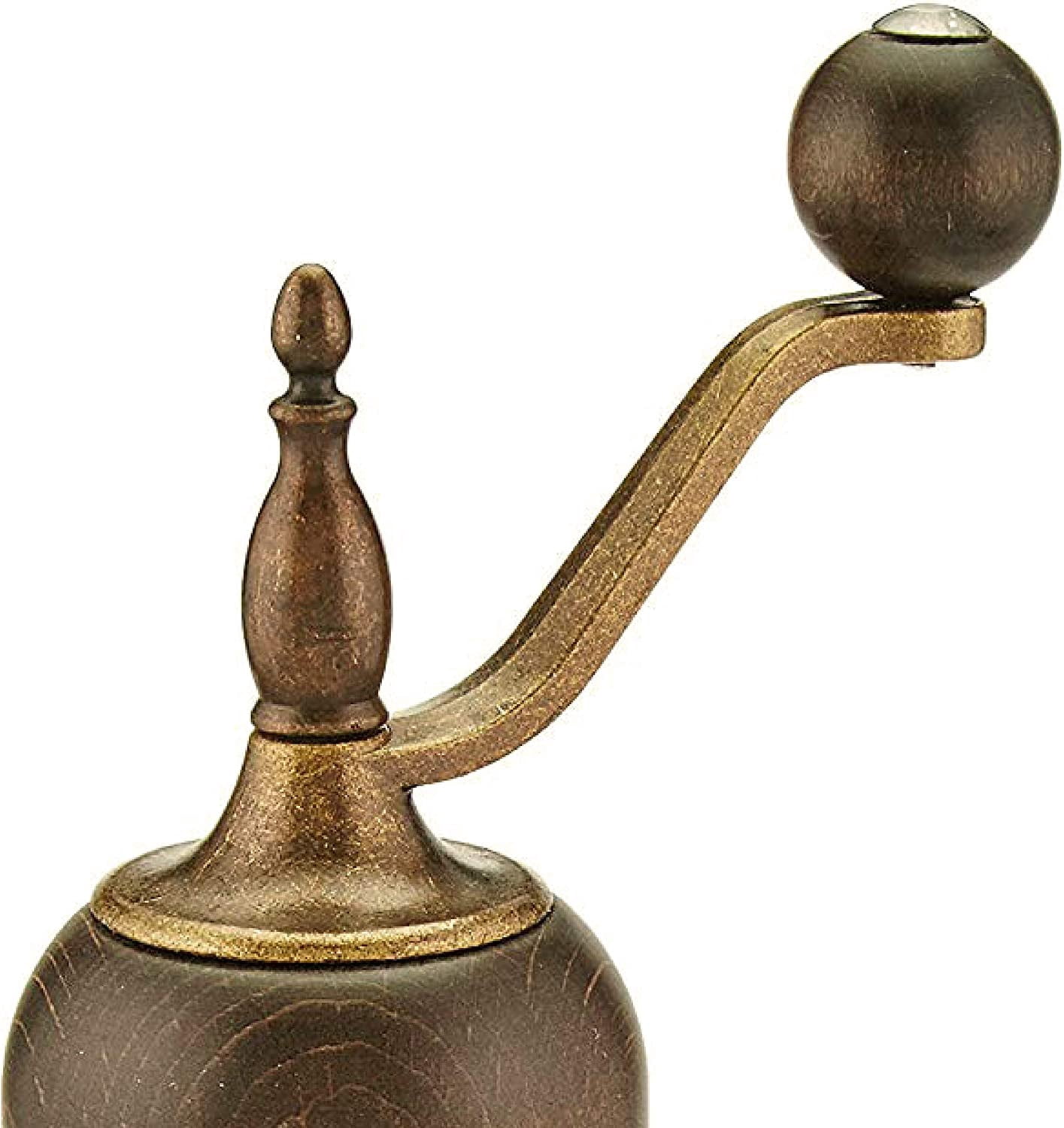 Zassenhaus Speyer Pepper Mill Manual Ceramic Grinder 5.1-Inch Dark Stained Beech