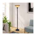 thumbnail image 4 of CHLOE Lighting BELLE Tiffany-style Mission Blackish Bronze 1 Light Torchiere Lamp 14" Shade, 4 of 5