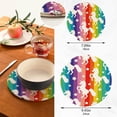 thumbnail image 3 of Unicorn 2 Pack Pot Holders Trivets, Heat Resistant Hot Pads for Kitchen Table Decoration Trivets for Hot Dishes/Pot/Bowl/Teapot/Hot Pot Holders, 7" + 9.45", 3 of 7