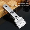 thumbnail image 3 of Biplut Cleaning Scraper Set Stove Top Cleaner Super Sharp High Strength Polished Surface Non-Slip Handle Hanging Hole Design Glass Ceramic Metal Cook Top Home Supplies (1 x Cleaning Scraper+6 Blades), 3 of 13