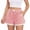 AQ17-Pink, variant on Women'S Shorts High Waisted Lace Trim Quick Dry Short Soft Casual Lounge Bottoms With Pocket Striped Summer Beach Shorts Coffee L
