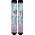 thumbnail image 7 of Coolnut Hummingbirds and Flowers Compression Socks Women Men Knee High Stockings 1Pair for Sports, Running, Travel60 Gift, 7 of 7