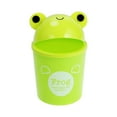 thumbnail image 1 of Frog Trash Can Mini Desktop Waste Bin Garbage Organizer Litter Holder (Green #C065H#), 1 of 6