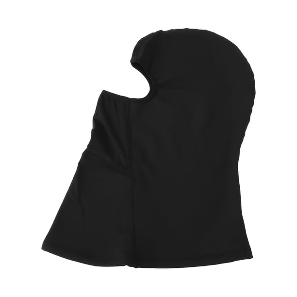 Máscara facial balaclava larga Unique Bargains con capucha para esquí y sol, máscaras para motocicleta y ciclismo, transpirable, 1 pieza, negra
