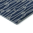 thumbnail image 4 of Addison Rugs Mayfield Washable Coastal Rope Navy Runner Rug, 2'3" x 7'6", 4 of 5