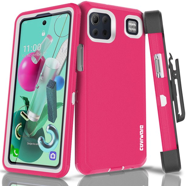 LG K92 5G / K92 Case, COVRWARE [ Tri Series ] with Builtin [Screen