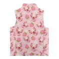 thumbnail image 5 of Pzuqiu Axolot Kids Zip Up Vest Casual Clothes for Girls Size 3 Practical Warm Soft Outerwear Jacket with Pockets Full Zip Fall Outerwear Versatile Stretchy for Daily Life, 5 of 7