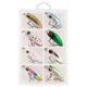 thumbnail image 1 of 8Pcs Micro-Type Lure 2.8g 41mm Plastic Artificial Bait Sinking Hard Baits for Bass Pike Trout Fishi, 1 of 5
