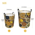 thumbnail image 5 of XMXT Collapsible Laundry Basket, Cartoon Gear Print Polyester Waterproof Laundry Hamper, 40L, 5 of 8