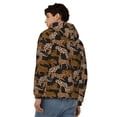 thumbnail image 4 of Vsdgher Leopard Print Mens Hoodies Zip Hoodie, Hoodies for Men, Zip-up Hooded Sweatshirt-XX-Large, 4 of 5