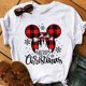 thumbnail image 1 of Believe Merry Christmas-ropa para mujer, camiseta de moda de Disney Y2k, blusa blanca de estética para fiesta de Nochebuena, 1 of 4