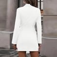 thumbnail image 4 of ketyyh-chn99 Blazers Women's Blazer – Business Jacket with Flattering Fit and Single-Button Closure, 4 of 5