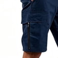 thumbnail image 6 of Thousandth Cargo Shorts for Men Summer Elastic Waist Drawstring Streetwear Shorts Zipper Pocket Casual Shorts Outdoor Hiking Shorts Fashionable Durable Shorts, 6 of 8