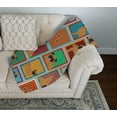 thumbnail image 3 of Lots of Apricot Pug Quilted Blanket 50x60, 3 of 5