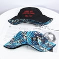 thumbnail image 3 of Unisex Bucket Hat Reversible Fisherman Hat Packable Casual Travel Beach Sun Hats for Men Women, 3 of 5