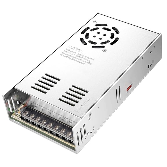 12V 30A 360W 110V AC to DC Regulated Universal Switching Power Supply,Transformer Adapter LED Driver for LED Strip Light,1 * 24v dc power supply