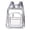 Z47-Grey, variant on Heavy Duty Clear PVC School Bag for Ages 6-12 Adjustable Padded Straps Large Capacity Multi Layer Daily Backpack, Blue