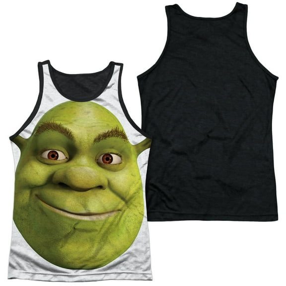 Shrek - Head - Black Back Tank Top - XX-Large