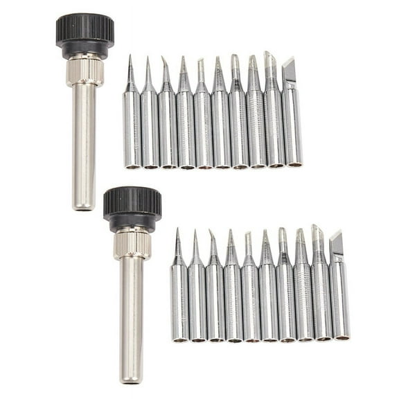 22PC 900M-T Soldering Iron Tips Welding Tip 900M-T-I/B/K/1.2D/1.6D/2.4D/3.2D/2C/3C/4C Heating Elements Soldering Tips