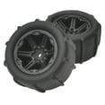 thumbnail image 2 of Rushawy RC Car Rim And Tires RC Tires Easy to Install Heavy Duty Snow Tires RC Car Wheel 2pcs, 2 of 9