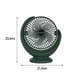 thumbnail image 3 of Ventilador de mesa USB perfecl Abanico portátil Verde, 3 of 5